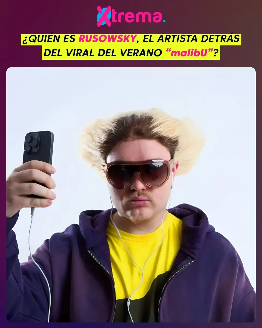 ¿Quién es Rusowsky, el artista detrás del viral del verano “malibU”?