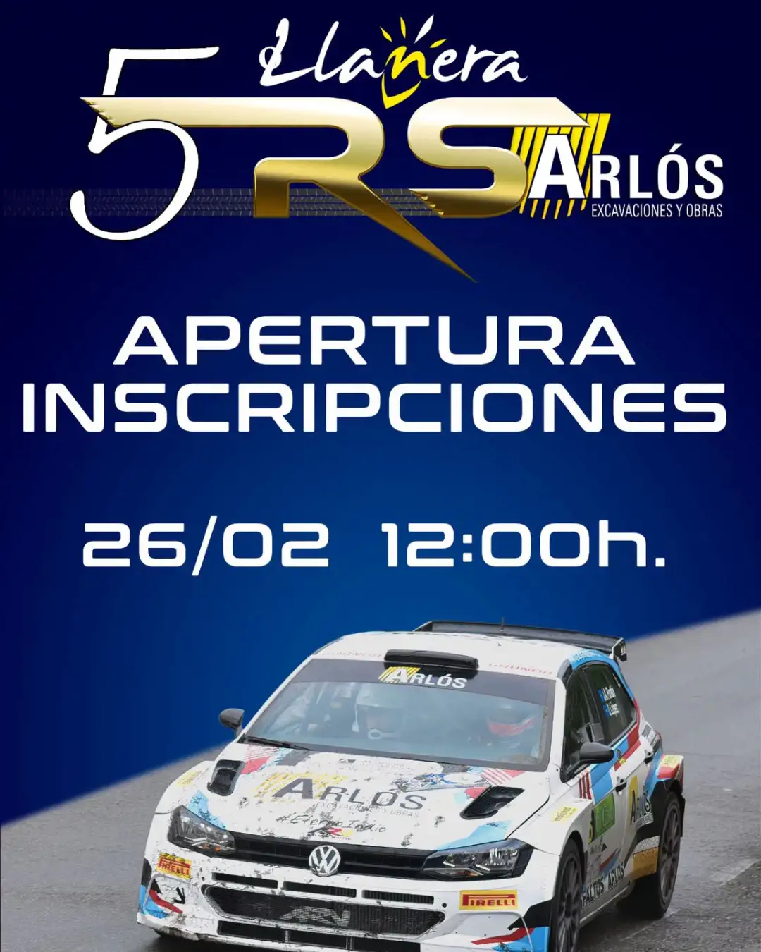 El V Rallysprint de Llanera abre inscripciones mañana 26 de febrero a las 12:00